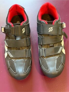 Peloton Women’s Black Sneakers with Red Lining